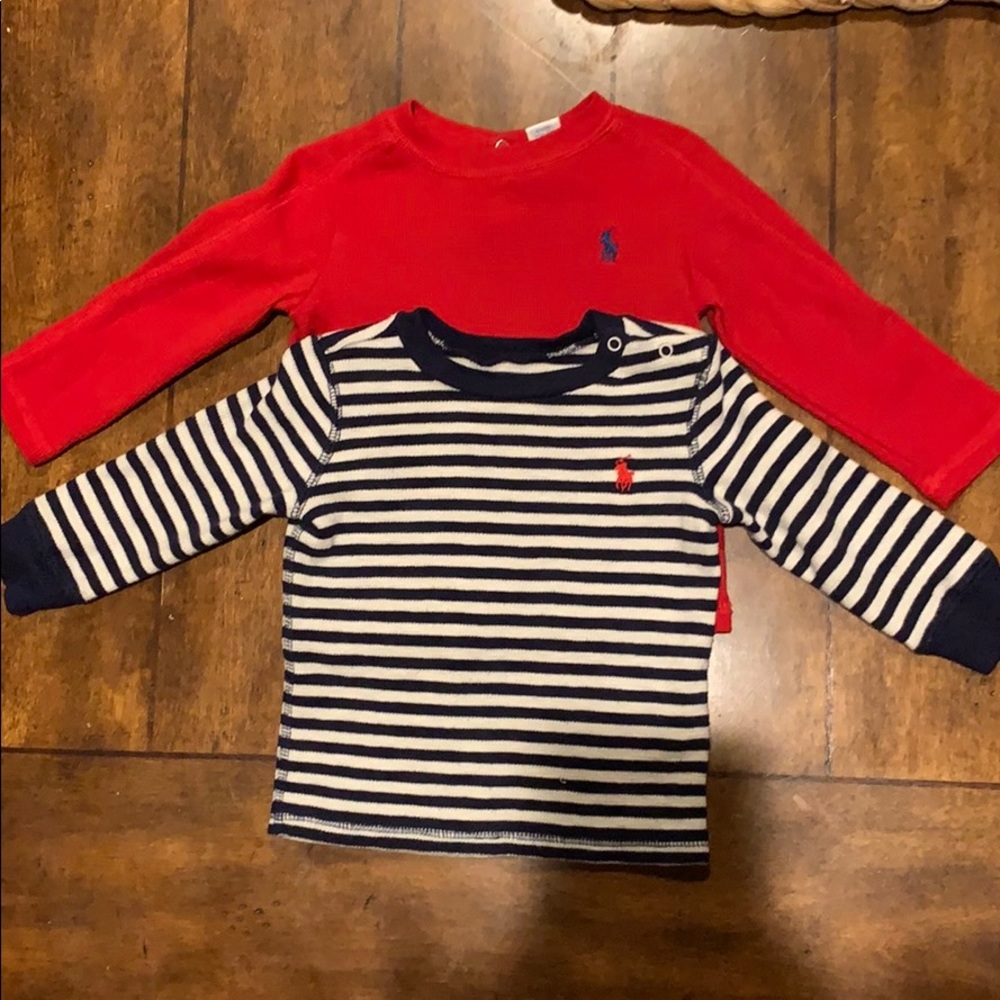Bundle of 2 thermal Polo Ralph Lauren Shirts